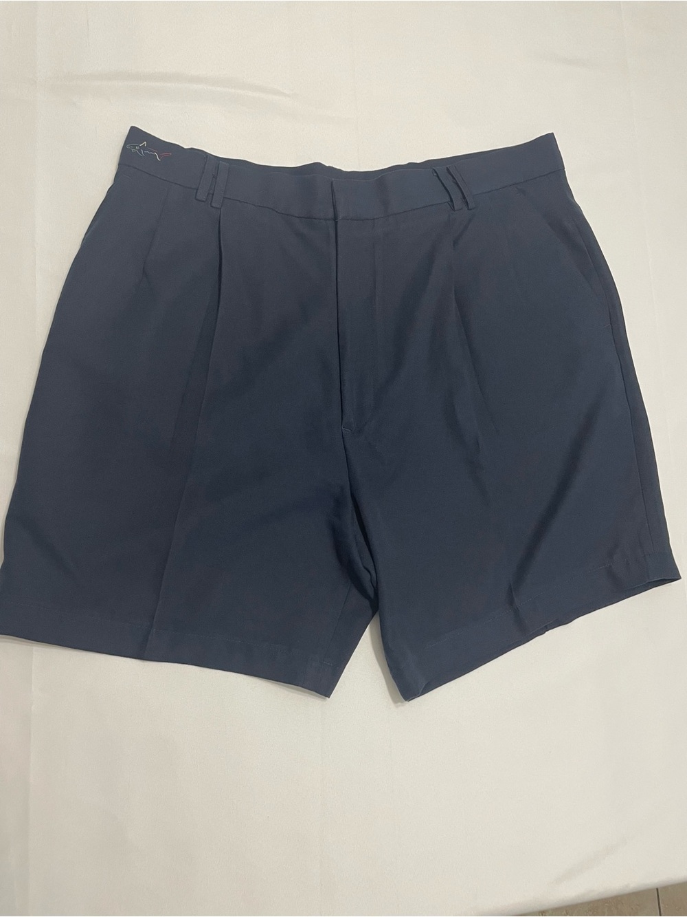 Greg Norman Collection‎ Navy Flat-Front Golf Shorts